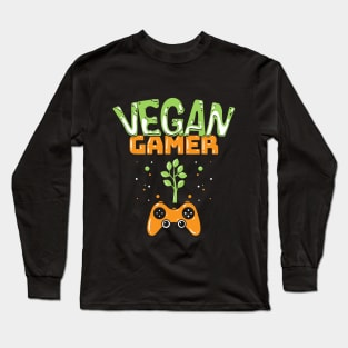 Vegan Gamer Long Sleeve T-Shirt